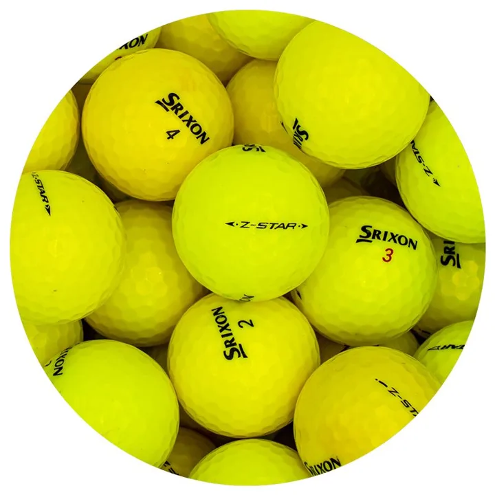 Srixon Z-Star Yellow Mix - 1 Dozen (Buy 5 dozen Ships Free)